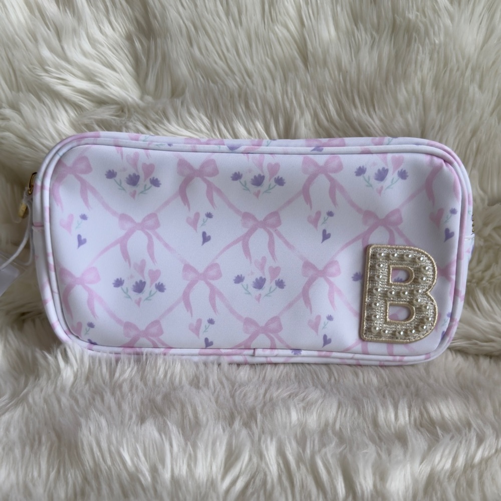 Stoney Clover Lane High Tea Printed Small Pouch in Sugar Cube
